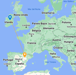 mapa movilidad Programas internacionales Erasmus